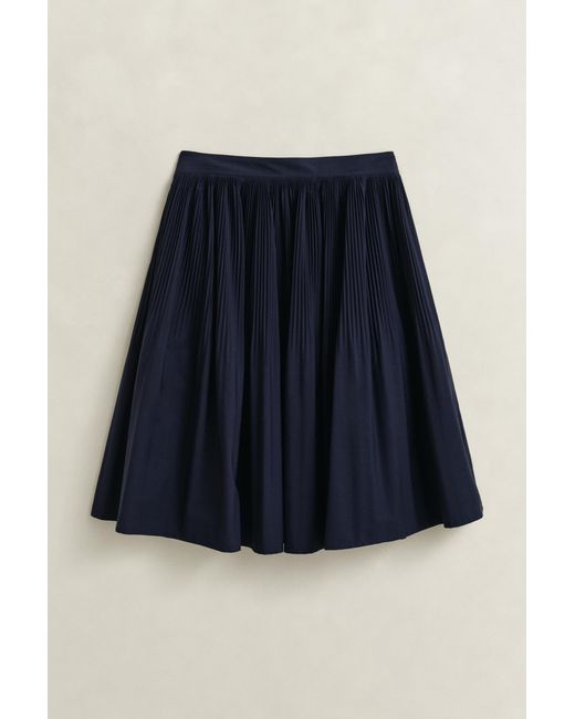 Gant Blue Pleated Skirt Evening