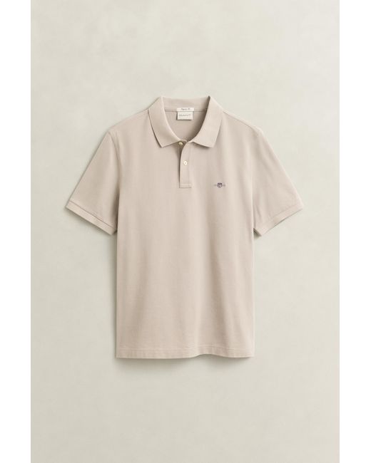 Gant Natural Regular Fit Polo Shirt for men