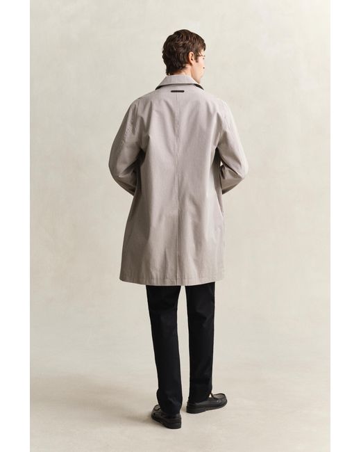 Gant Natural Cotton Blend Car Coat for men