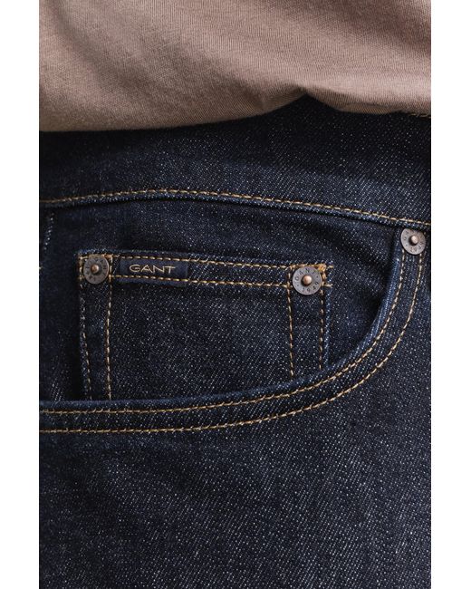 Gant Natural Slim Clean Wash Jeans Dark for men