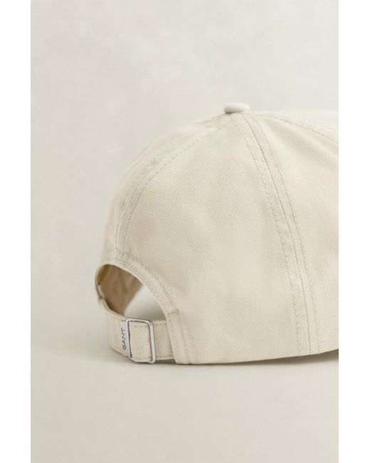Gant Blue Shield Cotton Twill Cap Putty for men