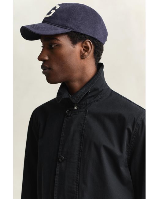 Gant Blue Cotton Decker Jacket for men