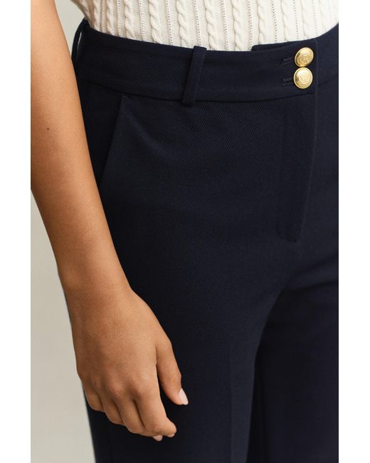 Gant Blue Flared Nautical Pants Evening