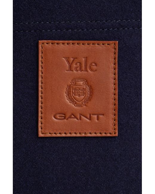 Gant Blue X Yale Melton Tote Bag Marine for men