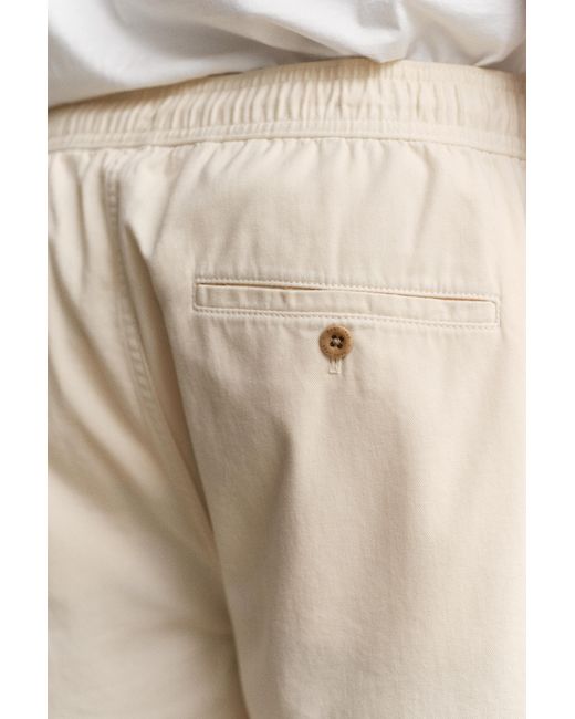 Gant Natural Sunfaded Shorts Cream for men
