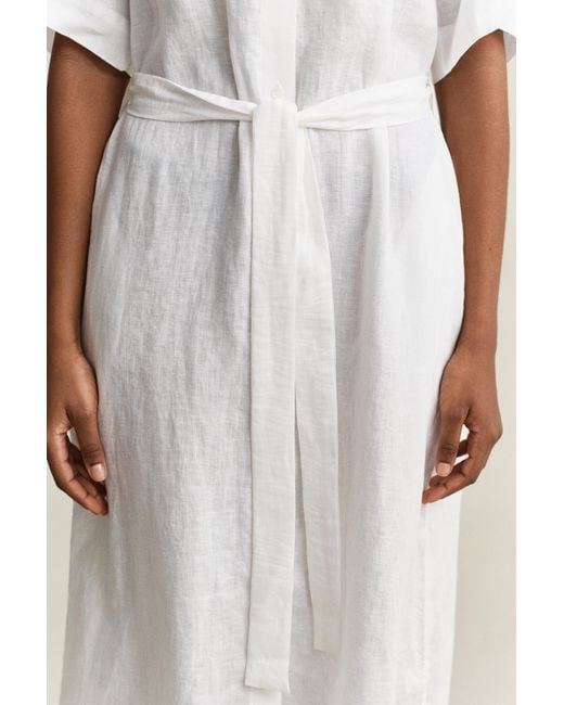 Gant Natural Linen Shirt Dress