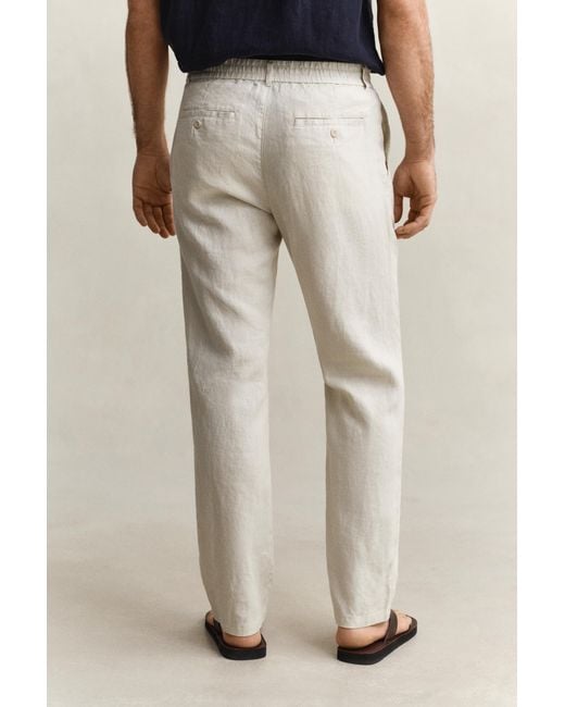 Gant Blue Linen Pants for men