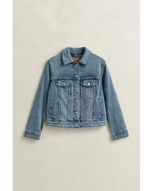 Gant Blue Denim Trucker Jacket