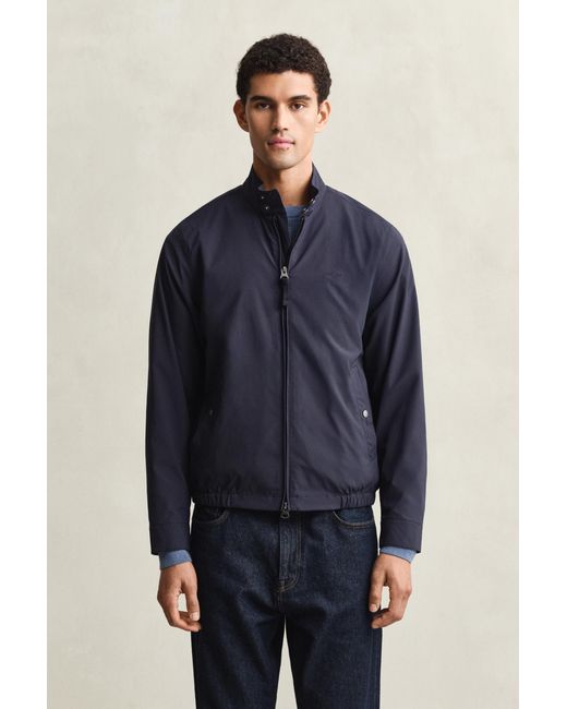 Gant Blue Lightweight Harrington Jacket Evening for men