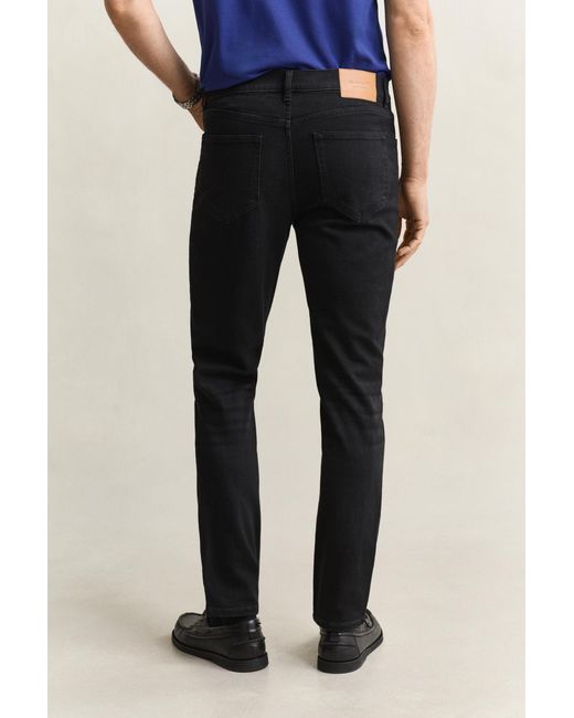 Gant Blue Slim Jeans Broken In for men