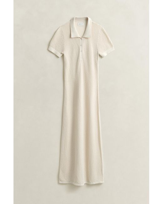 Gant Natural Lace Knit Rugger Dress