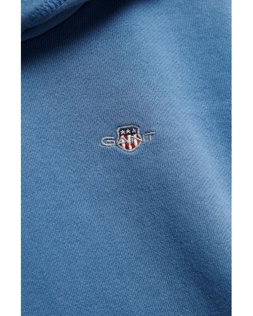 Gant Blue Teens Shield Hoodie Salty Sea
