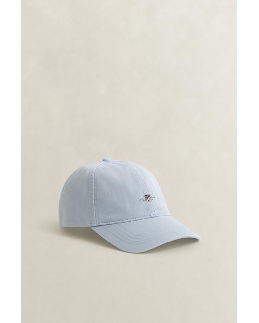 Gant Gray Shield Cotton Twill Cap for men