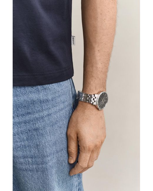 Gant Blue Pima Cotton Polo Shirt Evening for men