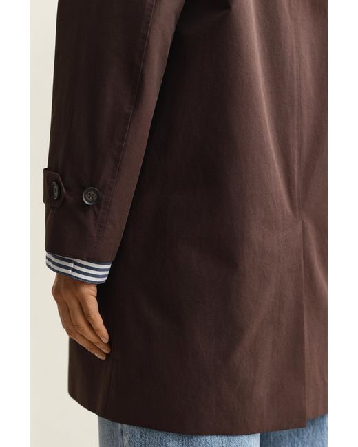 Gant Brown Car Coat Deep