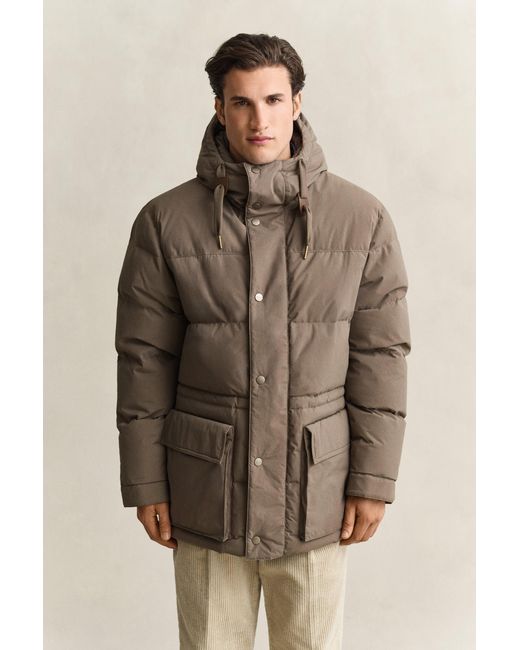 Gant Brown Down Parka for men