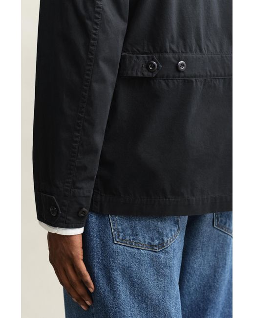 Gant Blue Cotton Decker Jacket for men
