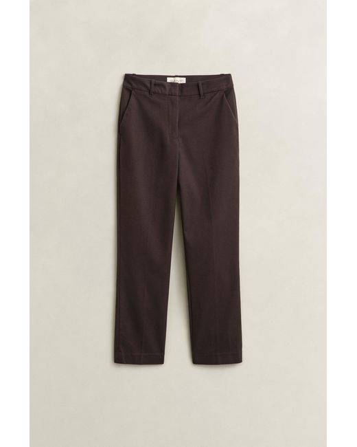 Gant Black Slim Fit Slacks Deep