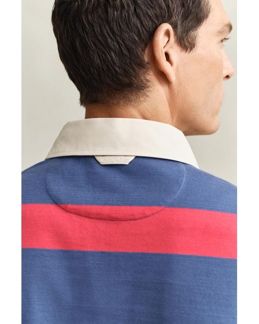 Gant Blue Striped Rugger for men