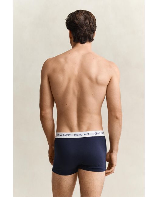 Gant Red Slim Fit Stretch Cotton Jersey Trunks 5-Pack for men