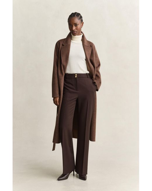 Gant Natural Flared Nautical Pants Deep