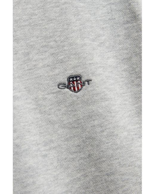 Gant Gray Teens Shield Sweatshirt Melange