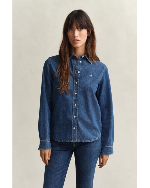 Gant Blue Denim Shirt