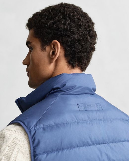 Gant Blue Light Down Vest for men