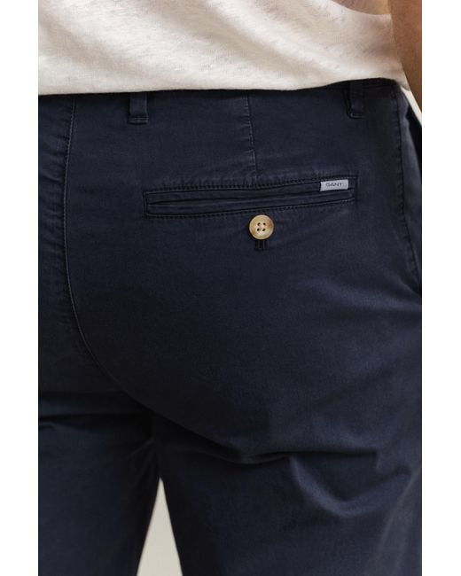 Gant Blue Sunfaded Chinos Evening for men