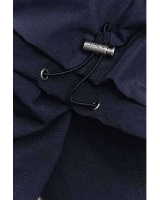 Gant Blue Windbreaker Jacket Evening for men