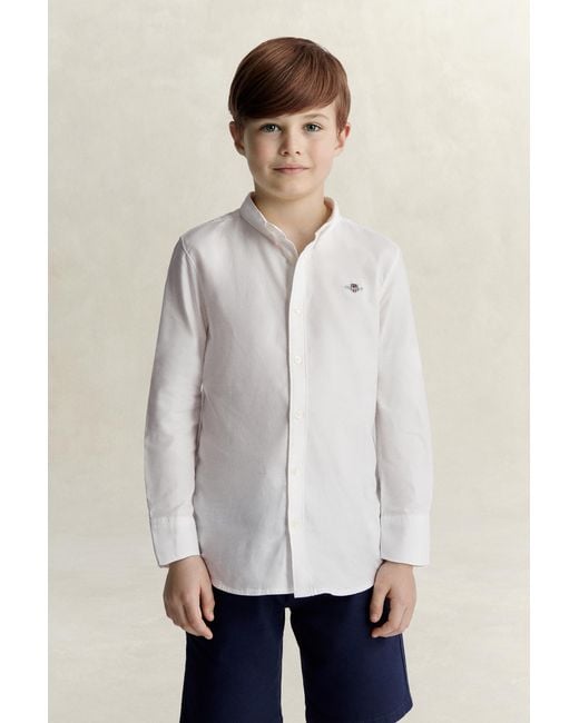Gant Natural Teens Teen Boys Shield Oxford Shirt for men