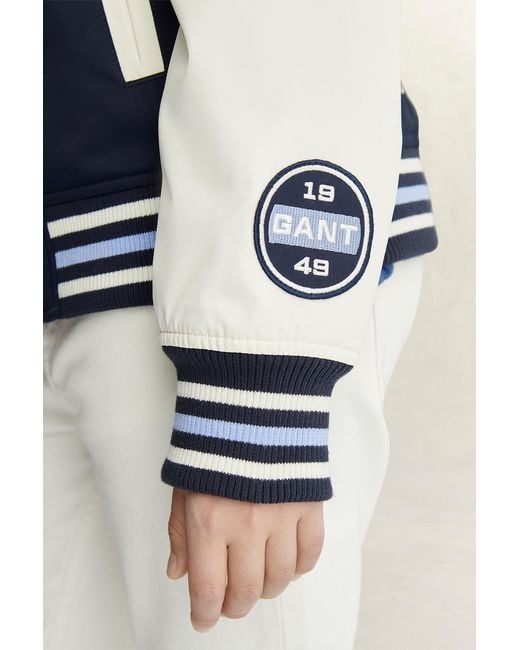 Gant Blue Teens Teen Boys Varsity Jacket Evening for men