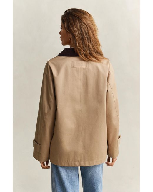 Gant Natural Cotton Decker Jacket Dark