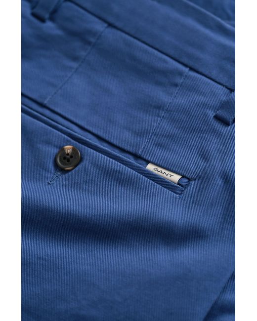 Gant Blue Regular Fit Smart Chinos for men