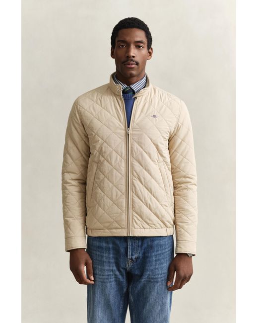 Gant Blue Quilted Windcheater for men