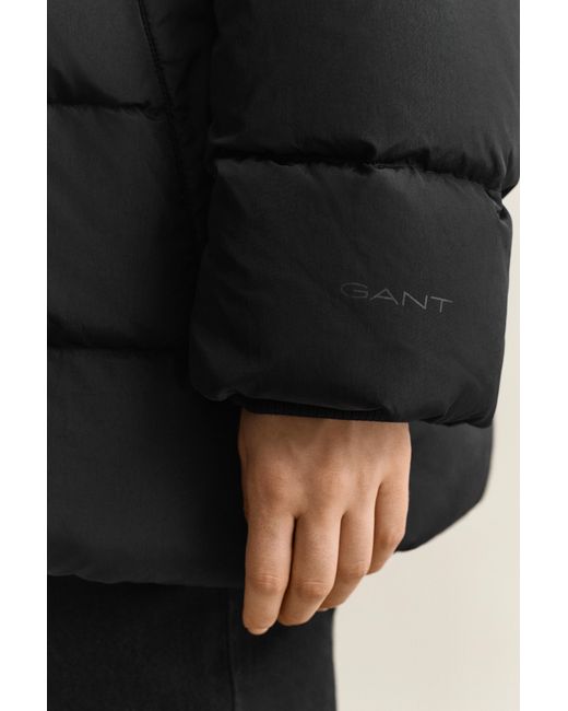 Gant Black Mid Down Jacket