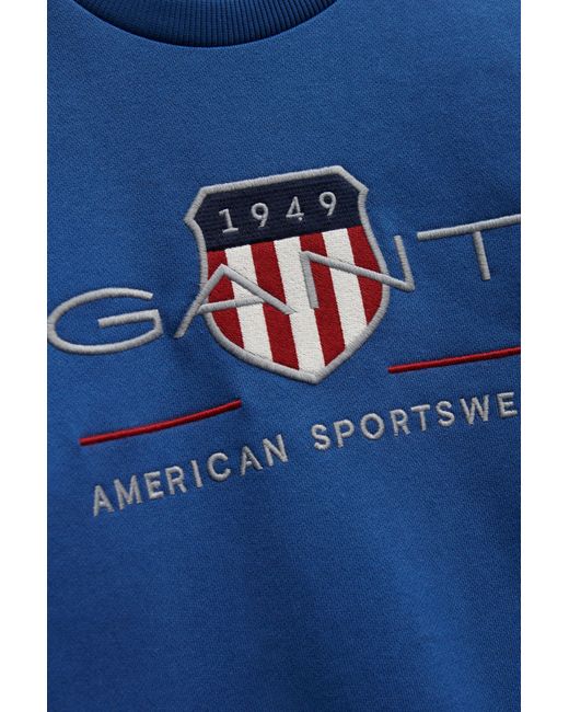 Gant Blue Teens Archive Shield Sweatshirt