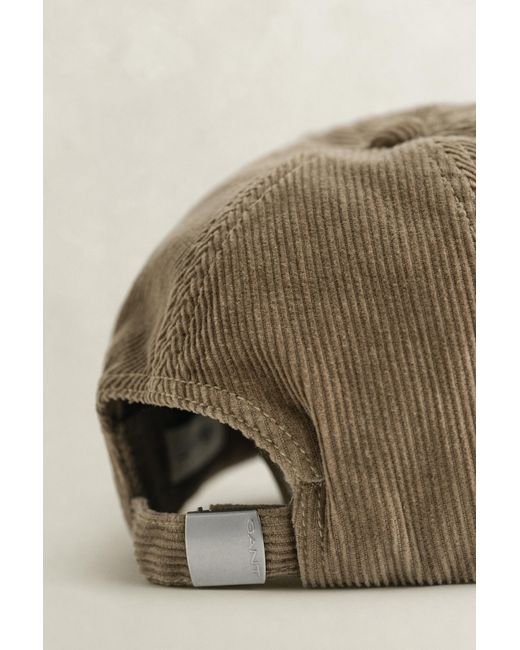 Gant Blue Corduroy Cap Light Taupe for men