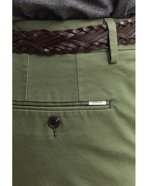 Gant Multicolor Slim Fit Smart Chinos for men
