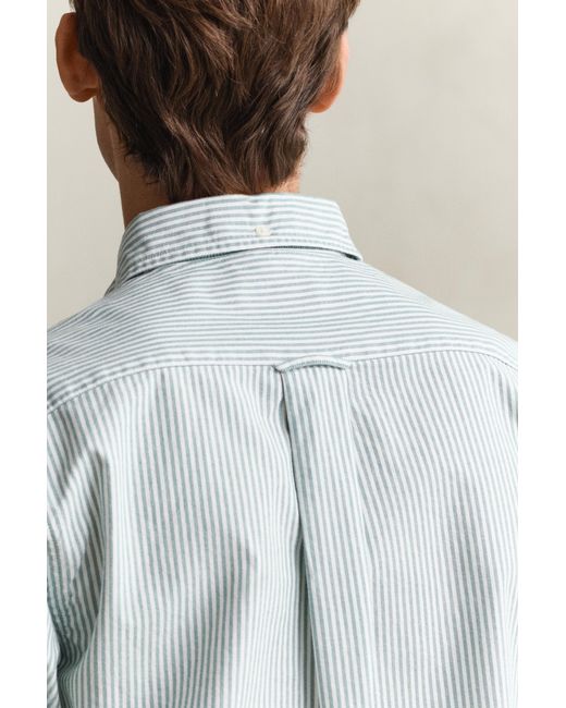 Gant Multicolor Banker Stripe Classic Oxford Shirt for men