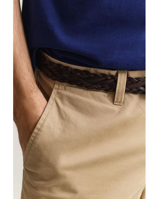 Gant Blue Classic Chino Shorts Dark for men