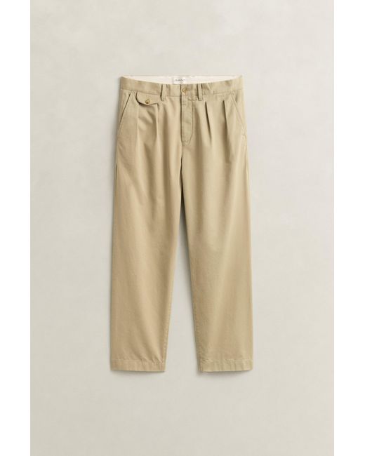 Gant Natural Cotton Twill Chinos Woody for men