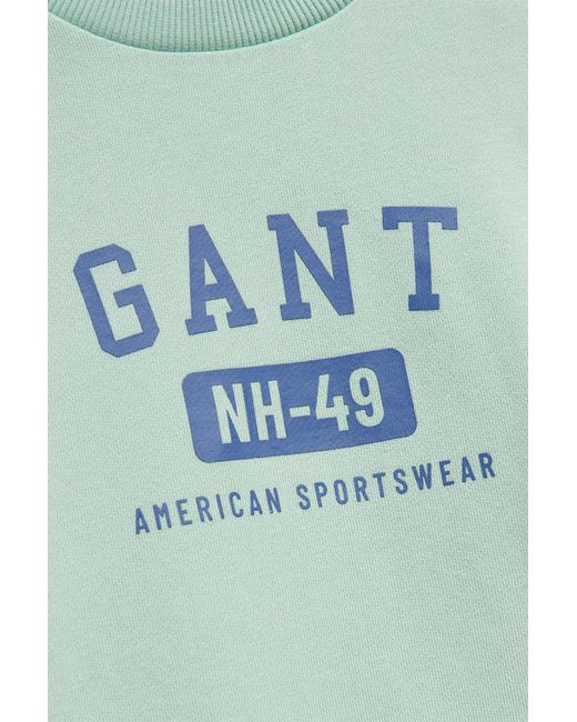 Gant Green Teens Teen Boys Washed Sweatshirt for men