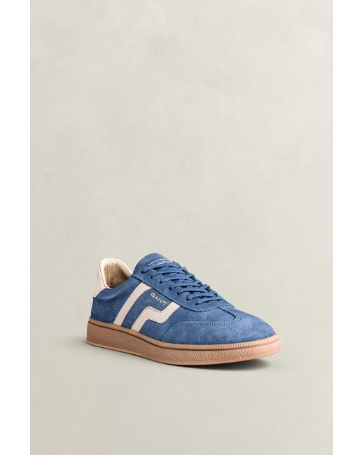 Gant Blue Cuzmo Suede Sneakers for men