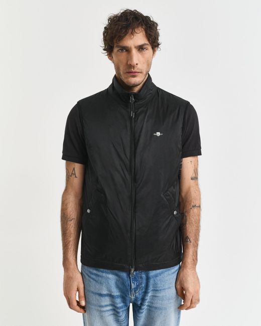 Gant Black Light Insulated Vest for men