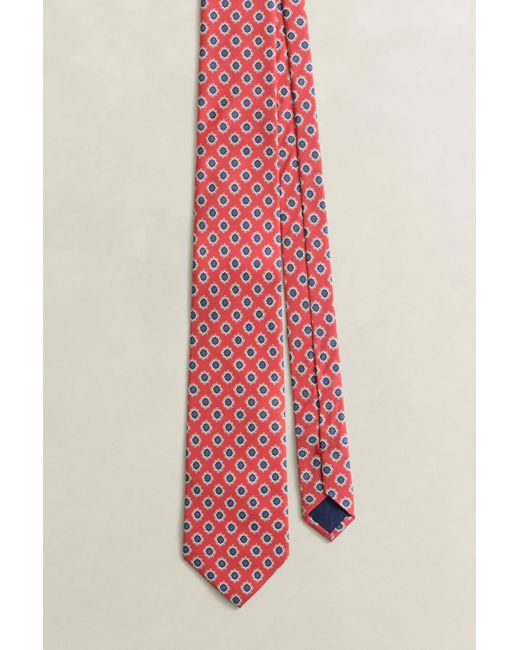 Gant Red Foulard Tie for men