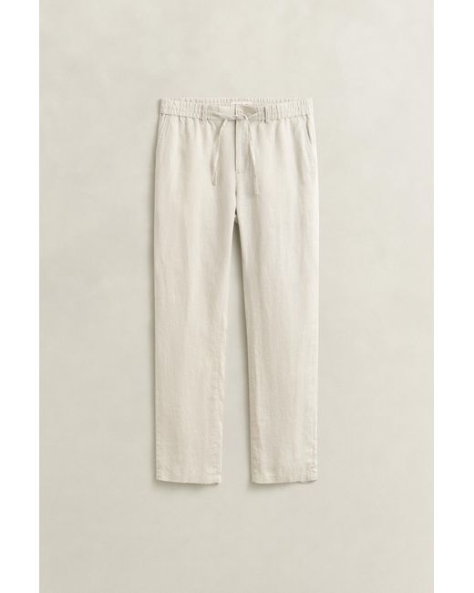Gant Blue Linen Pants for men