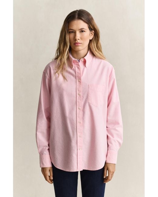 Gant Pink X Yale Oxford Shirt