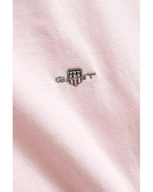 Gant Pink Teens Teen Girls Slubbed T-Shirt Light