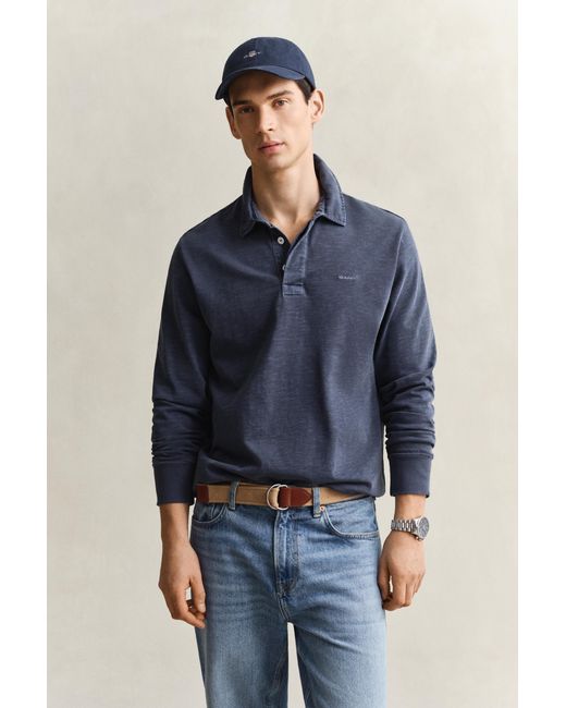 Gant Blue Washed Heavy Rugger Evening for men